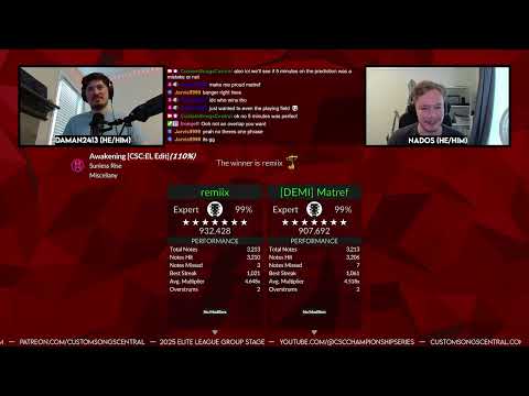 2025 Elite League Playoffs [R1] - (3) remiix vs. (6) Matref