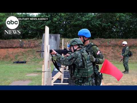 Taiwan begins military drills amid China fears