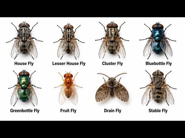 Every House Fly Type Explained in 10 minutes