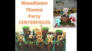 DIY Dollar Tree Woodlawn Themed Baby Shower Mini Diaper Cake Centerpieces / Baby Shower Centerpieces