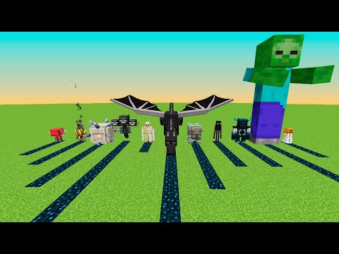 Sculk Generation by ALL 77 Mobs in Minecraft 1.19