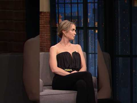 Emily Blunt talks about working with Steven Spielberg for the first time