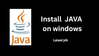 Download the video "How to Install latest JDK on Window || JAVA"