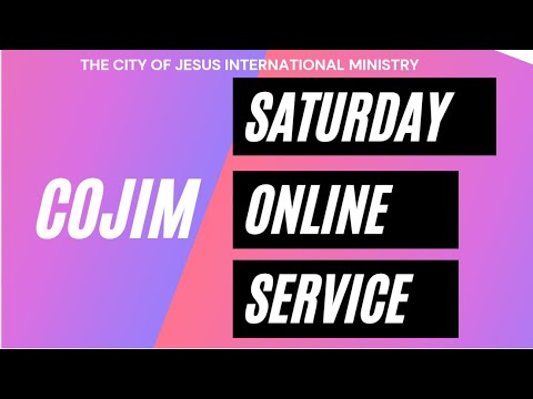 COJIM SATURDAY ONLINE SERVICE WITH CHRISTOPHER ORJI (5TH FEBRUARY 2022)