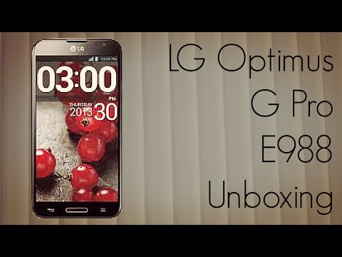 LG Optimus G Pro E988 Unboxing