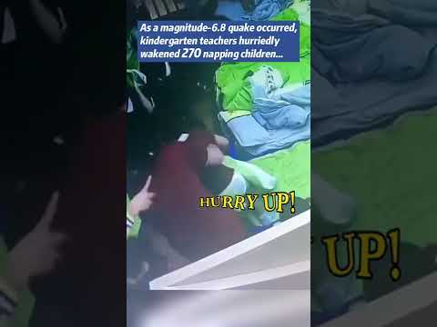 #Brave #teachers efficiently #evacuate #students during Sichuan's #earthquake #luding #china