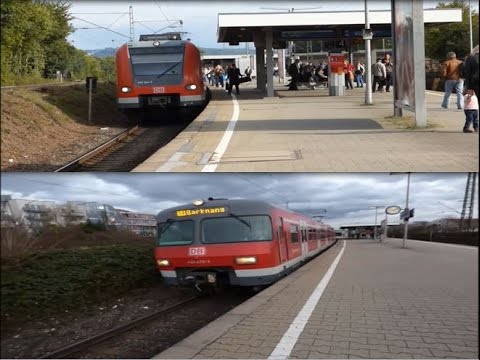 Nordbahnhof - S-Bahn Stuttgart mit ET 420 + ET 423 - ICE 1 + 3 + Velaro D - ICs - DoSto