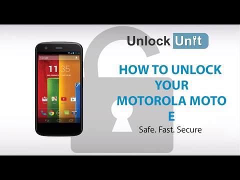 UNLOCK Motorola Moto E - HOW TO UNLOCK YOUR Motorola Moto E