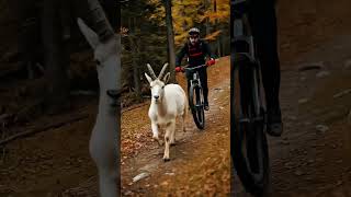 Download lagu Mother Ibex Finds Cyclist to Rescue Her Baby #animals #rescue #wildlife mp3