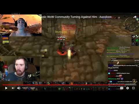 Classic WoW Community Turning Against Asmongold !!!!