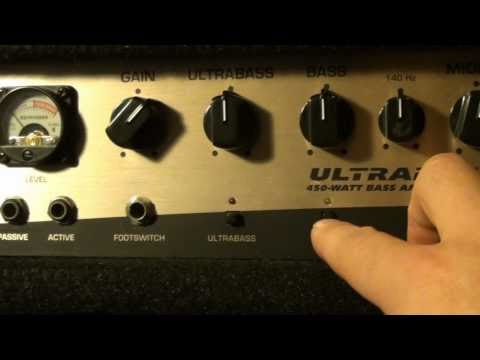 Behringer Ultrabass BX4500H Bass Amplifier Head Overview