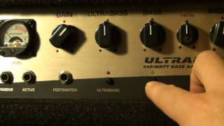 Video thumbnail for Behringer Ultrabass BX4500H Bass Amplifier Head Overview by intheblues