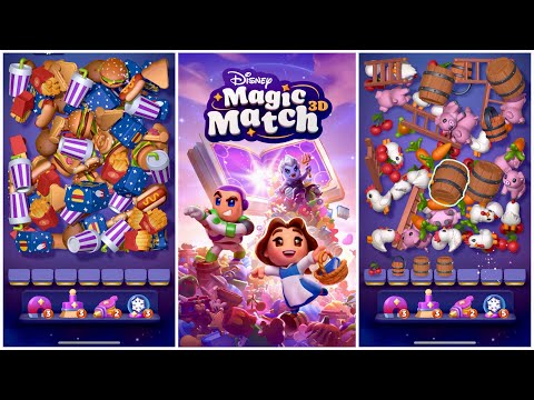 Disney Magic Match 3D | iOS | Soft Launch Gameplay - YouTube