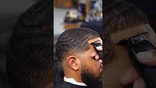 SUPER CLEAN LOW FADE WITH WAVES HAIRCUT TUTORIAL #shorts