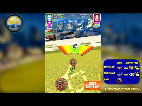 Hole 6 - Par 5, Shiruba Springs - 3rd Tee - GUIDE/TUTORIAL, Golf Clash tips