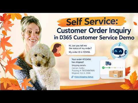 D365 Customer Service: Order Inquiry D365 Customer Service: Order Inquiry