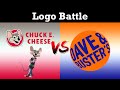 Chuck E Cheese VS Dave Buster S Logo Battle