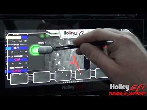Holley Efi dash virtual switches and customization
