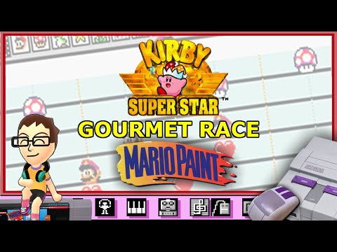 Gourmet Race from Kirby Superstar on Mario Paint
