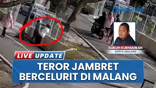 Jambret Bersajam di Malang Sasar Emak-emak, Rampas Gelang Emas sambil Todongkan Celurit