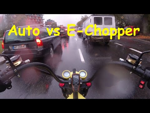 E-Chopper Teil 5: Auto vs Chopper
