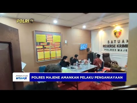 POLRES MAJENE AMANKAN PELAKU PENGANIAYAAN