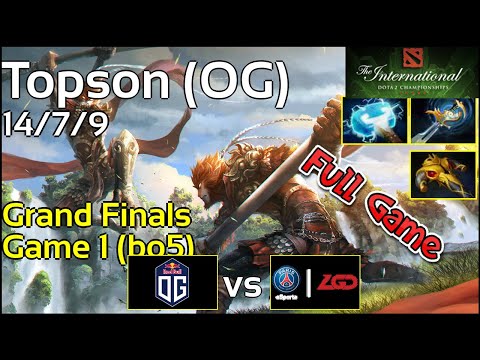 TI8: OG.Topson - TI8 Main Event - Grand Finals - TI 2018 - Full Game Monkey King