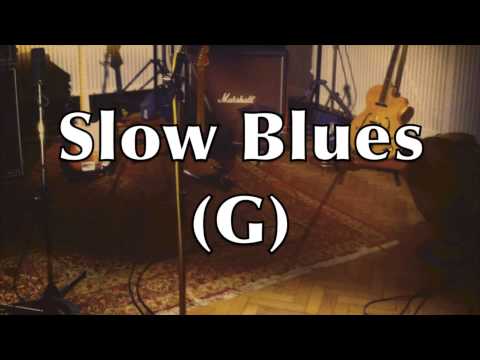 Slow Blues Backing Track (G)