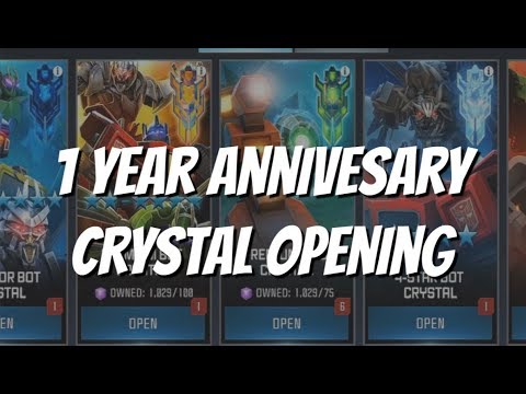 1 Year Anniversary Crystal Opening - Transformers Forged to Fight