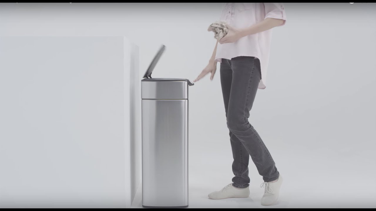 Simplehuman Recyclingbehälter CW2018 48 Liter, Silber