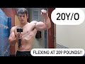 MY BIGGEST PHYSIQUE UPDATE AT 209 POUNDS! FULL BODY POSING