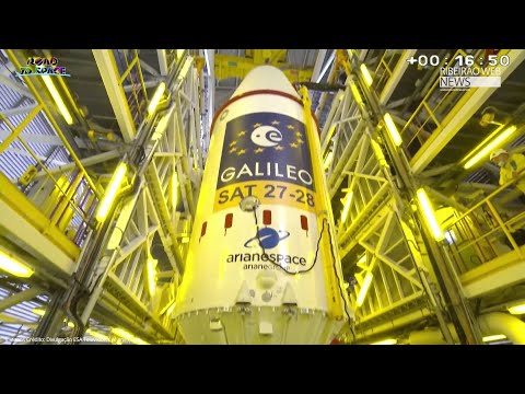 Lançamento Foguete SOYUZ - Flight VS26 com 2 Satélites para Frota GALILEO FOC M9 – Sat 27-28