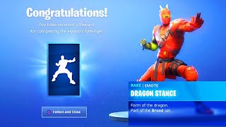 The New HYBRID EMOTE in Fortnite.. (Dragon Stance Emote)