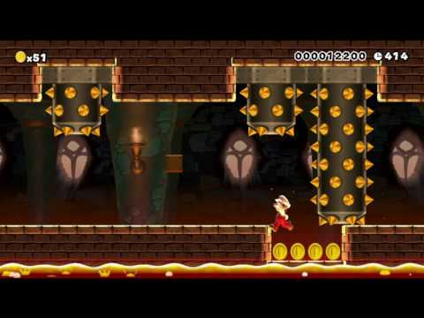 E2-4 Mechanical Fortress by Bardo - SUPER MARIO MAKER - No Commentary