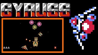 Gyruss (NES) video game port | full game (1 loop) session 🎮