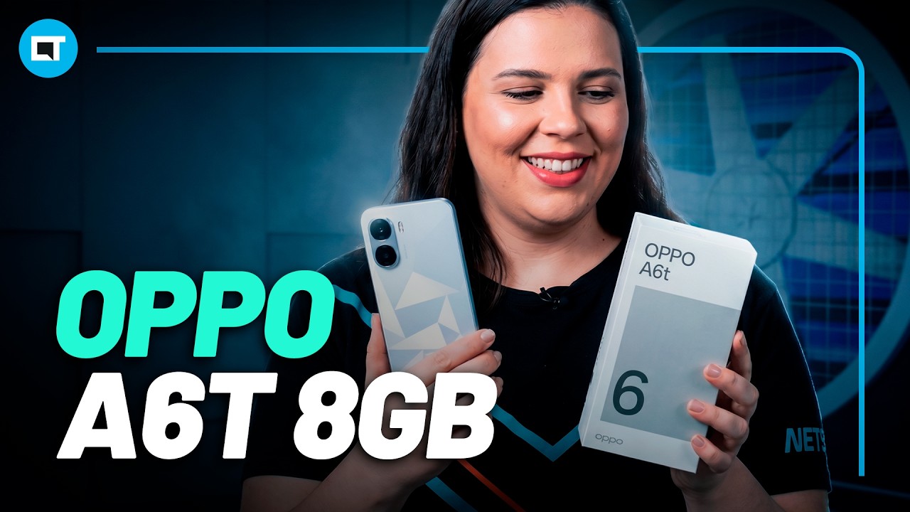 Oppo A6T 8GB: simples, mas bom [ANÁLISE/REVIEW]
