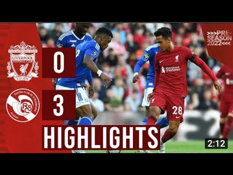 HIGHLIGHTS: Liverpool vs Strasbourg 0-3 / Youngsters beaten at Anfield