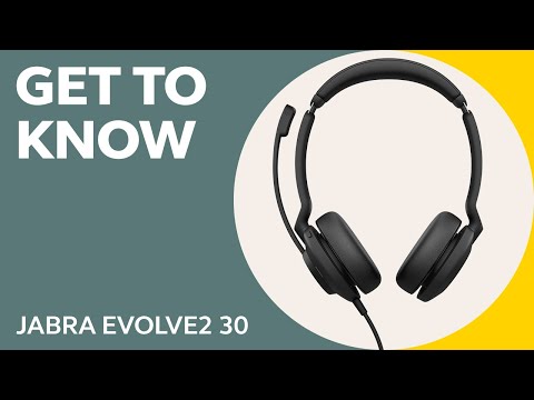 Slide 2 - Jabra Evolve2 30 SE USB C/A MS Stereo (video)