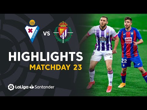 Highlights SD Eibar vs Real Valladolid (1-1)
