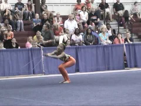 10-year-old Elena Shinohara Rope at US Region 6 Rhythmic Gymnastics 2010 新体操小学生