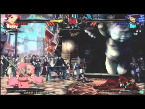 2014/7/19 GGXrd at Sega World Omori - Nage(FA) vs Hase(SL)