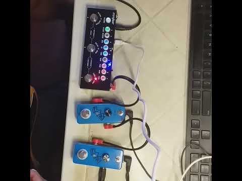 Dual iSET PD-12 Phaser Pedals Demo (Stratocaster Version)