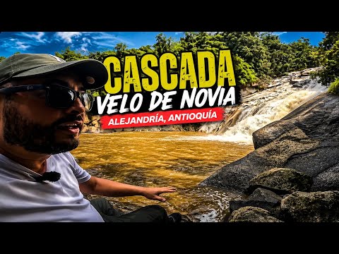 ¡DESCUBRÍ una CASCADA escondida! 😱💦 Velo de Novia | Alejandría, Antioquia 🇨🇴