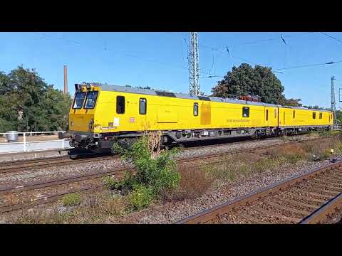 Messzug DB NETZ BR 719 302 Durchfährt Bahnhof Magdeburg-Neustadt am 15.09.2023.