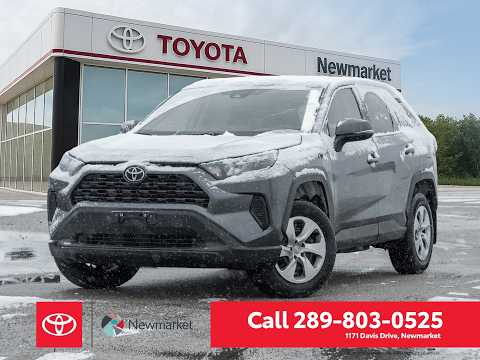 2022 Toyota RAV4 LE AWD in Gray for sale at Newmarket Toyota in Newmarket, ON