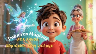 O Menino que Aprendeu a Dizer POR FAVOR! 🍪✨ | História Infantil Educativa | Ensino de Boas Maneiras