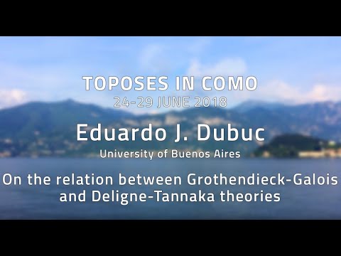 Eduardo J. Dubuc - On the relation between Grothendieck-Galois and Deligne-Tannaka theories