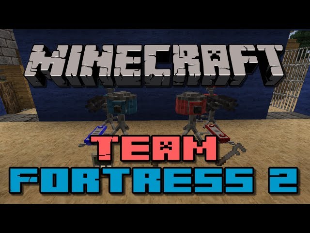 Team Fortress 2 Minecraft-style