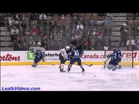 Sabres @ Maple Leafs - Dion Phaneuf Scores - 110329