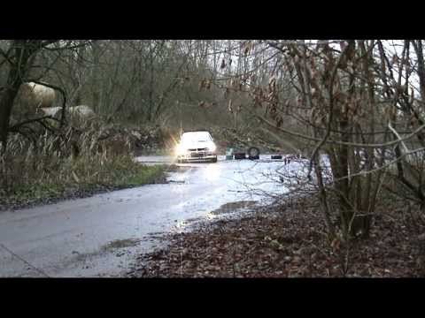 T. Kuciński (Lancer Evo IX) - VI Runda MOTUL Rallyland Cup (30.11.2013)